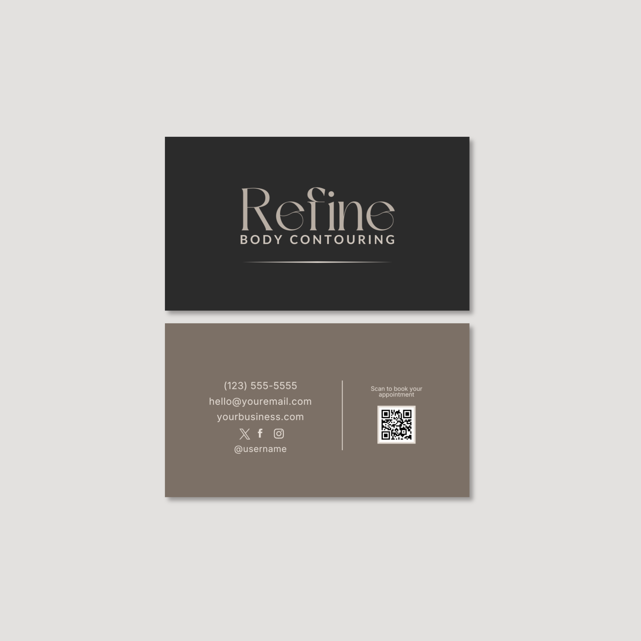 Refine Signature Business Card
