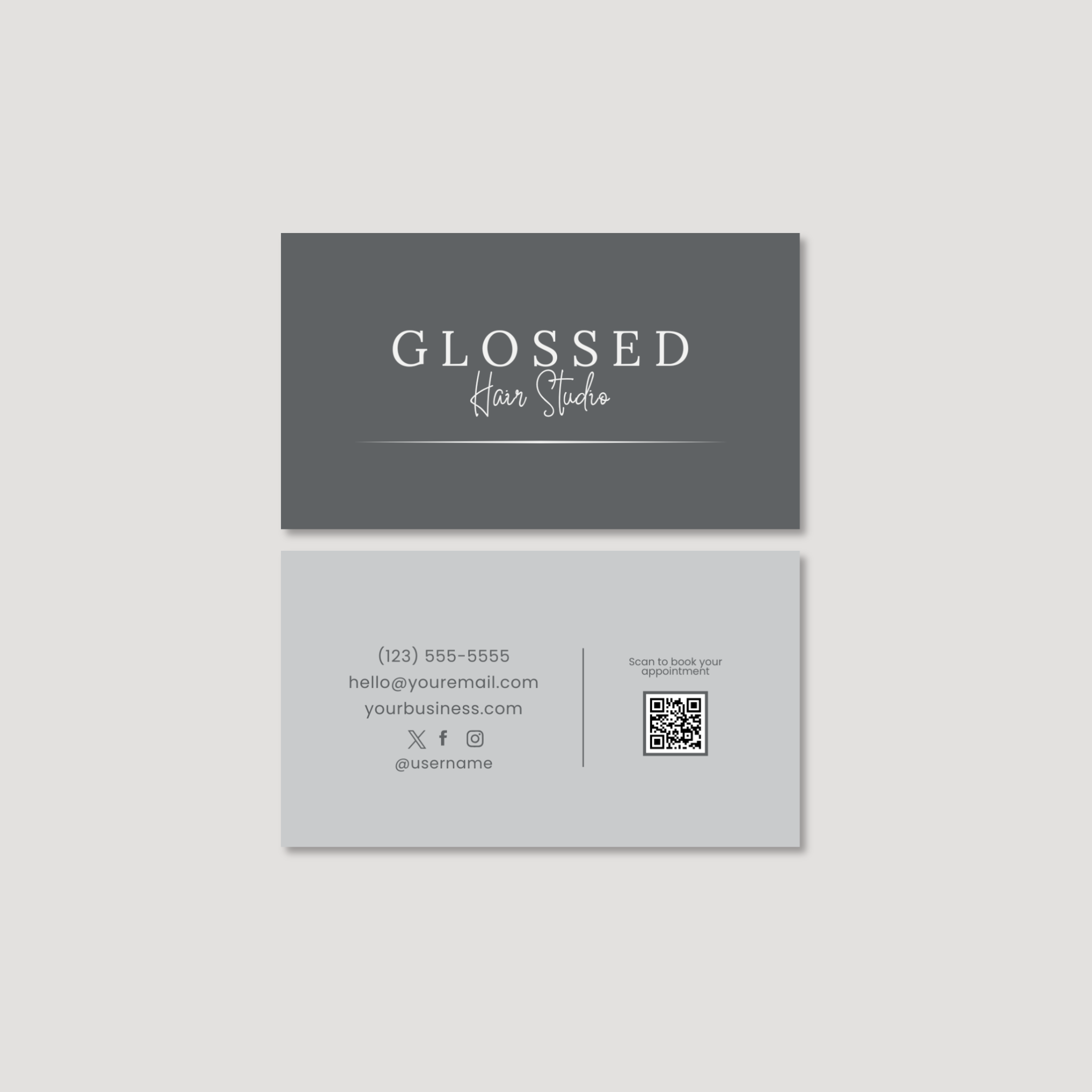 Glossed Signature Business Card