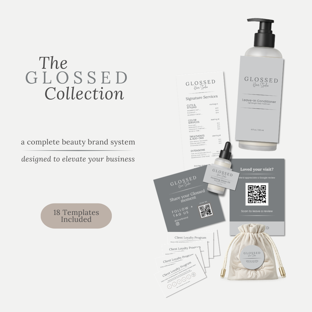 GLOSSED 18-Piece Beauty Brand Kit