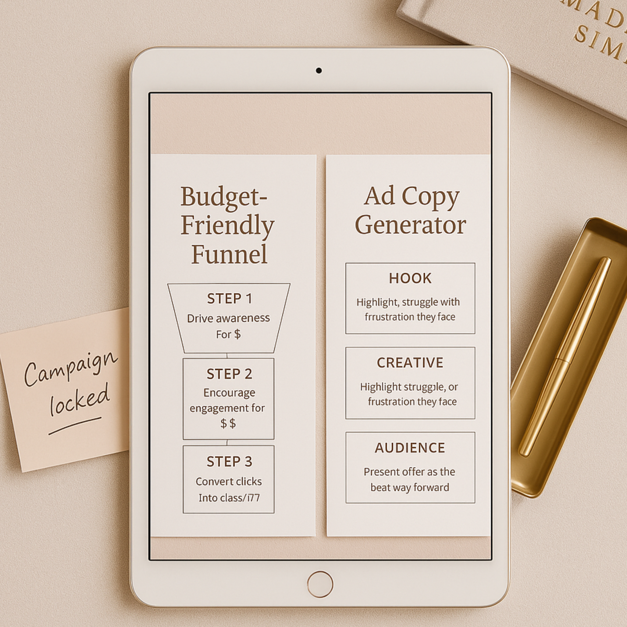 Meta Ads Made Affordable Toolkit → Run targeted Meta ads that convert—on any budget, with less guesswork.
