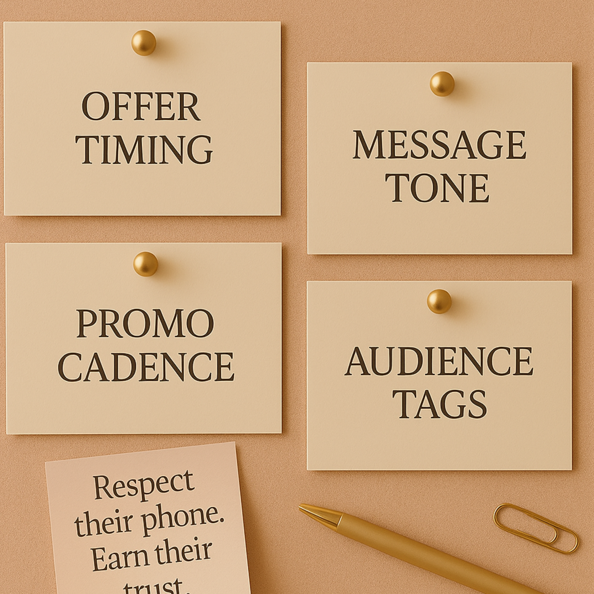 Powerful SMS Marketing ToolKit → Send texts that convert—without being pushy.