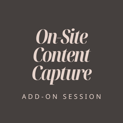 On-Site Content Capture — Add-On Session