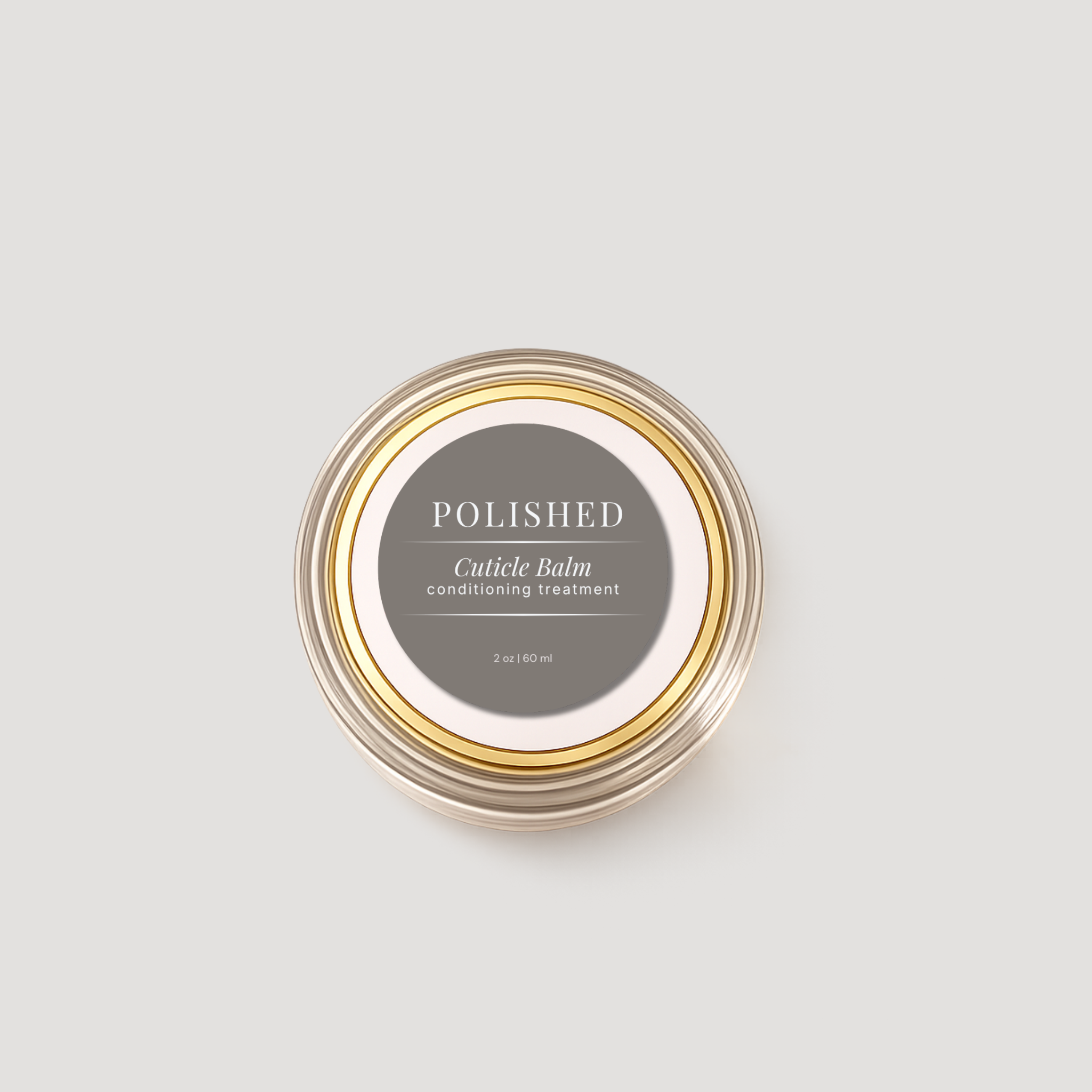 Polished 2 in Circle Nailcare Label