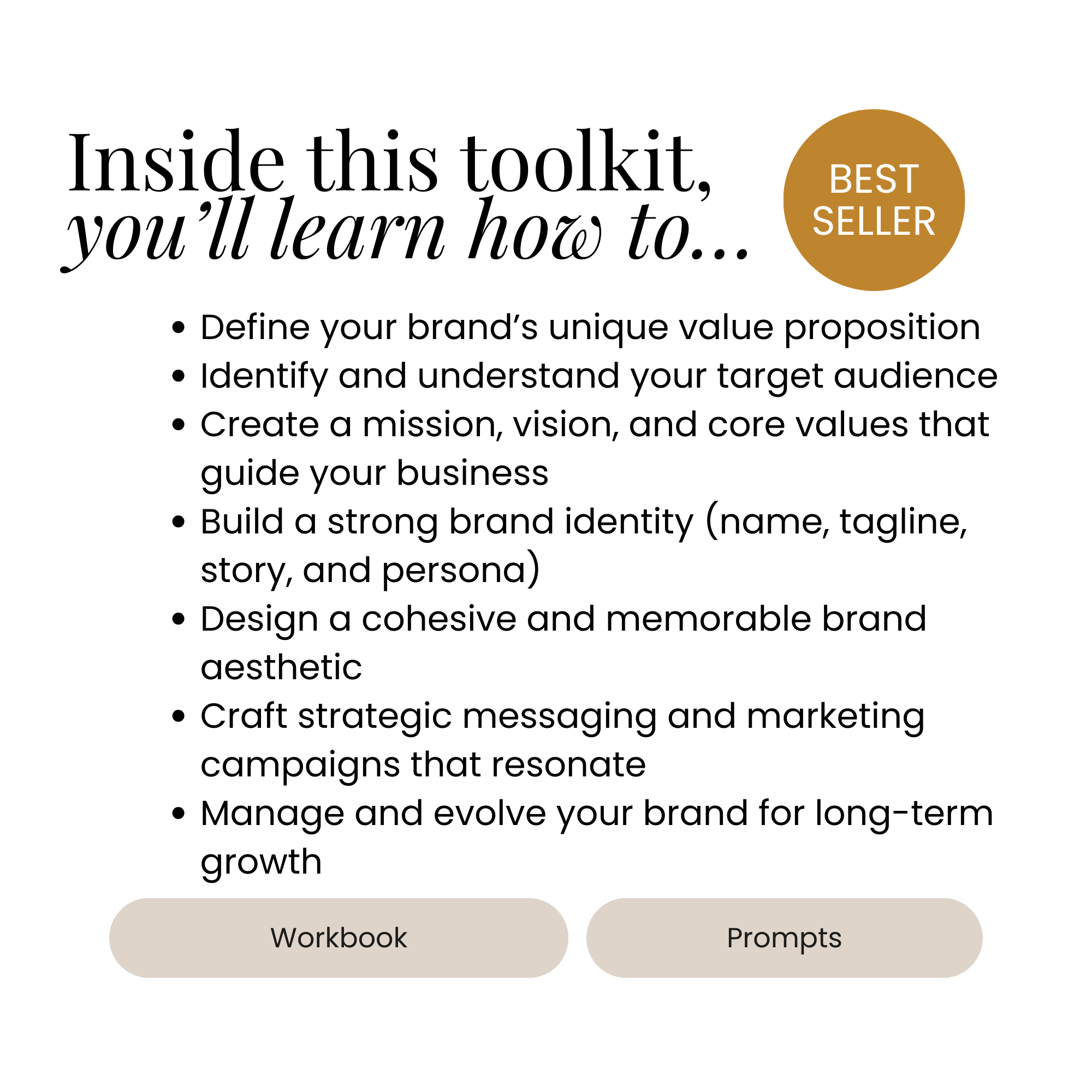 Building a Powerful Brand Toolkit → Turn your ideas into a clear identity and foundation