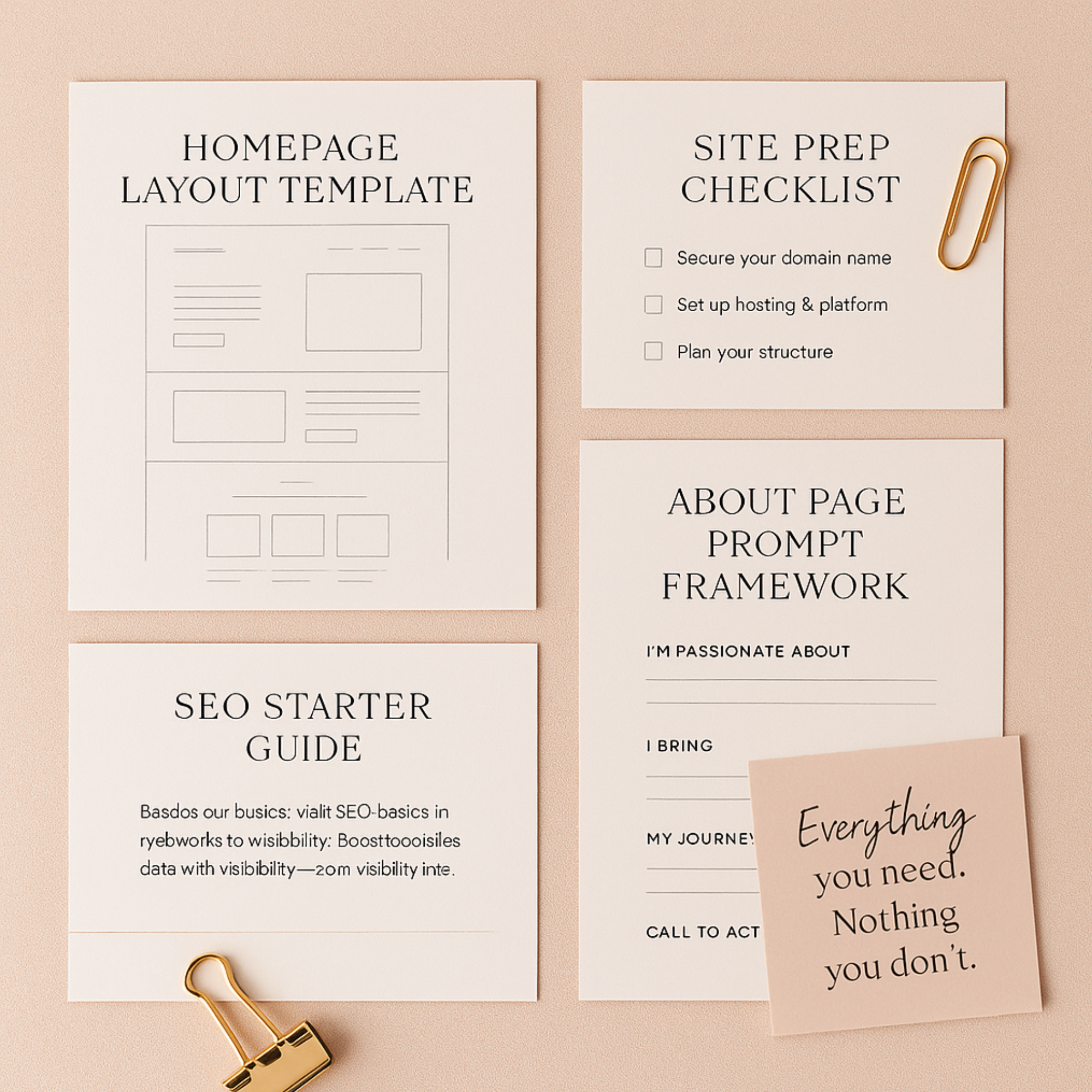 How to Build a Website Toolkit
