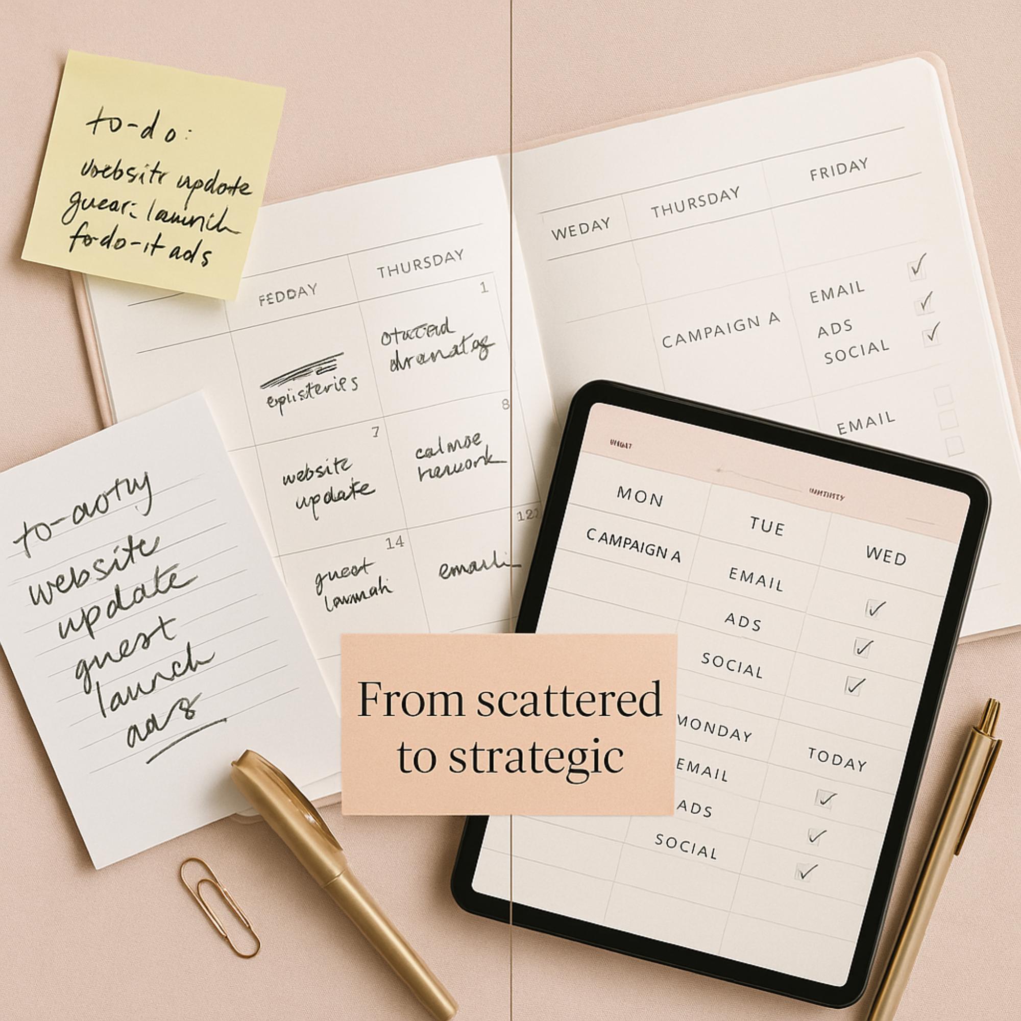 Marketing Plan Simplified Toolkit → Launch smarter campaigns in just one hour—data-driven, strategic, and simple.