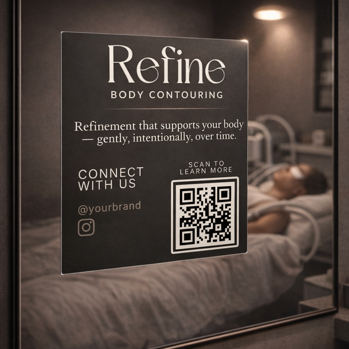 Refine 5×5 Social Mirror Cling