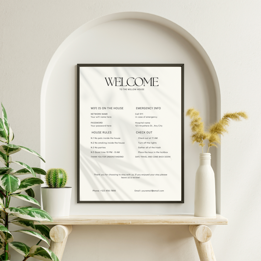 Airbnb Host Essentials – Canva Templates