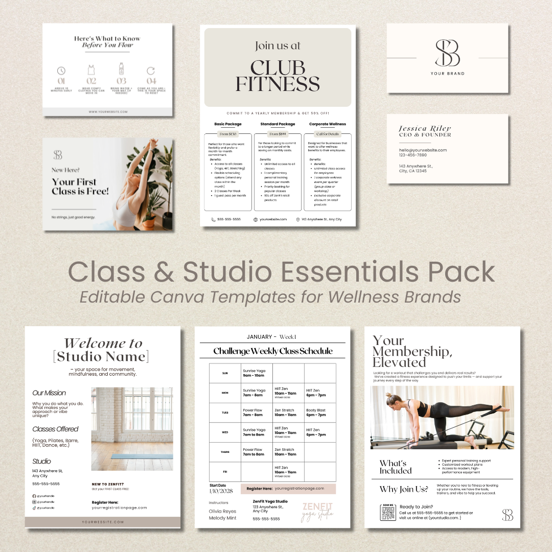 Class & Studio Essentials Pack