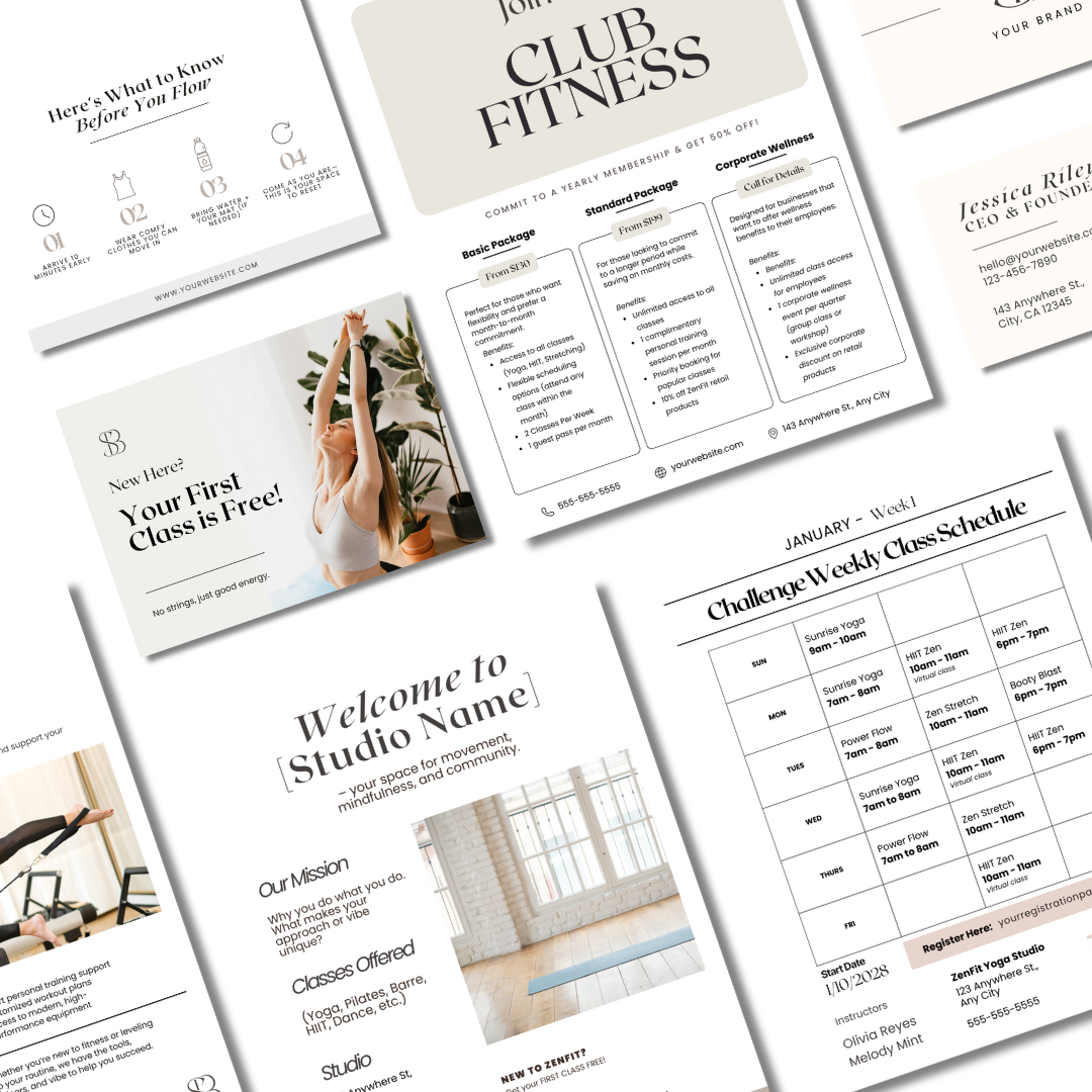 Class & Studio Essentials Pack