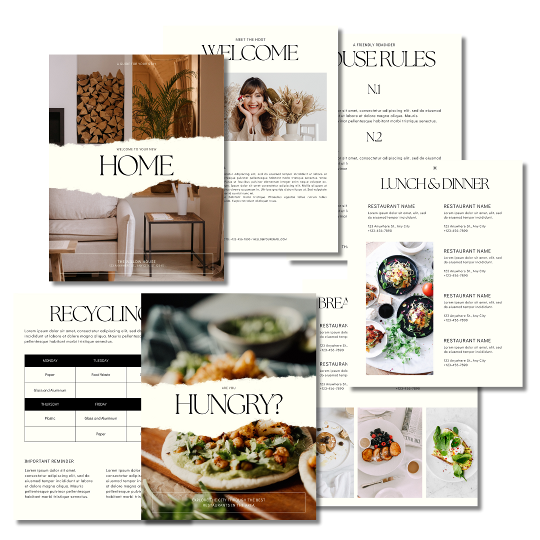 Airbnb Host Essentials – Canva Templates