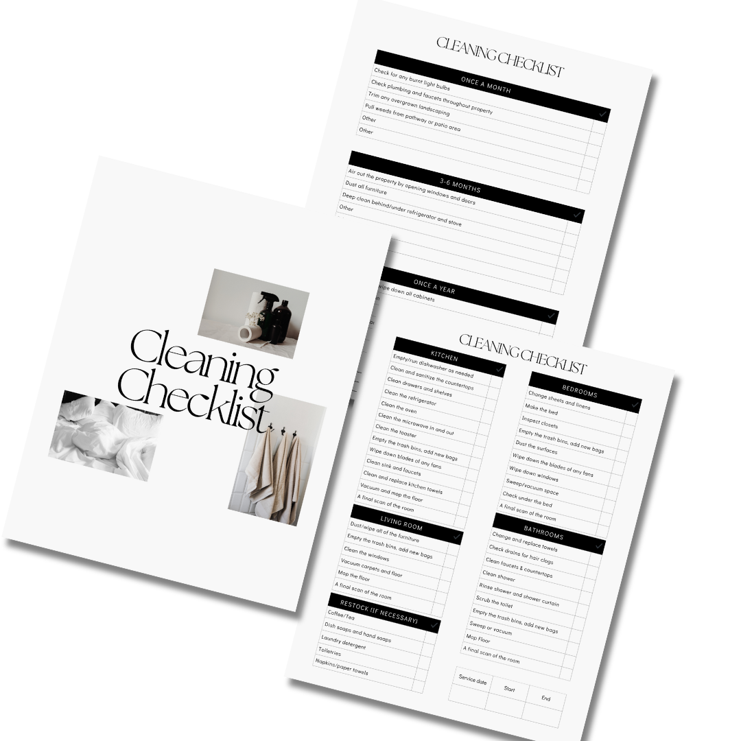 Airbnb Host Essentials – Canva Templates