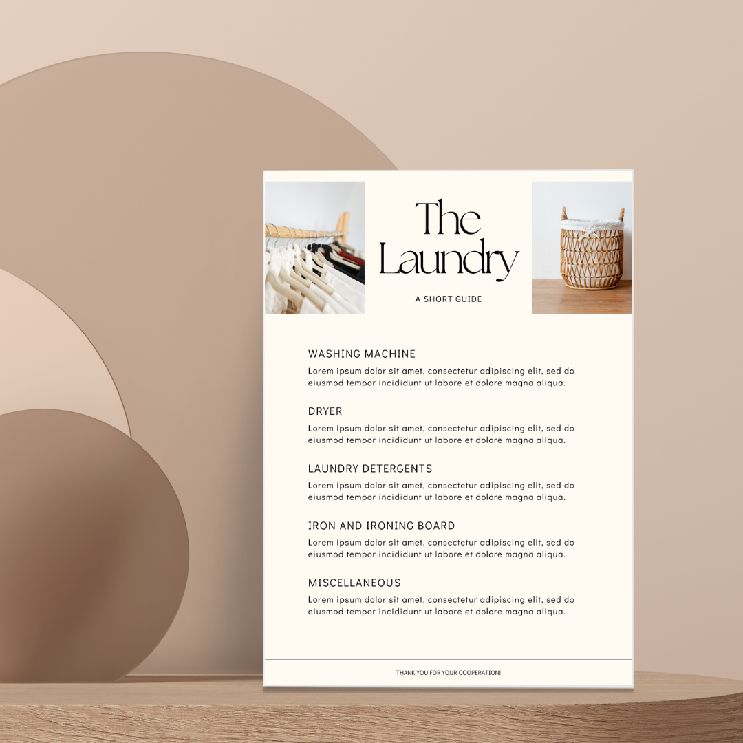 Airbnb Host Essentials – Canva Templates