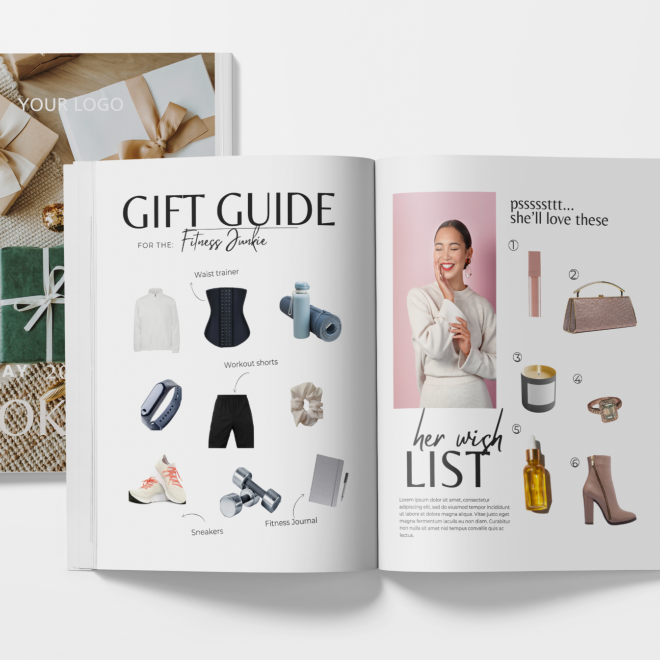 Customizable Gift Guide Canva Template