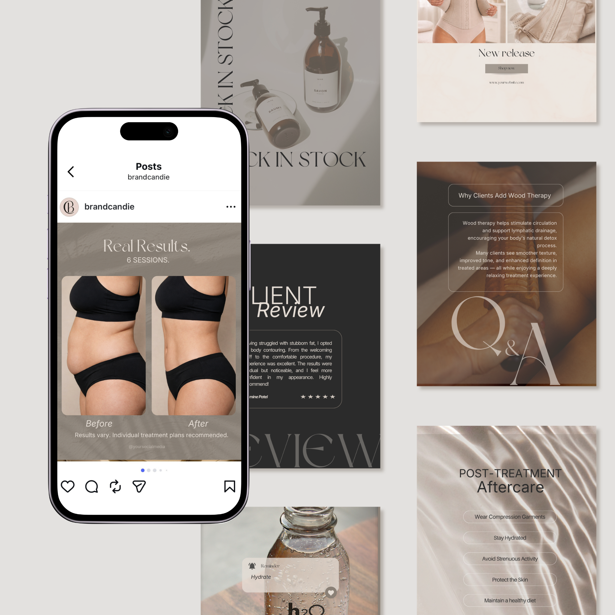 Refine Body Sculpting Social Media Kit