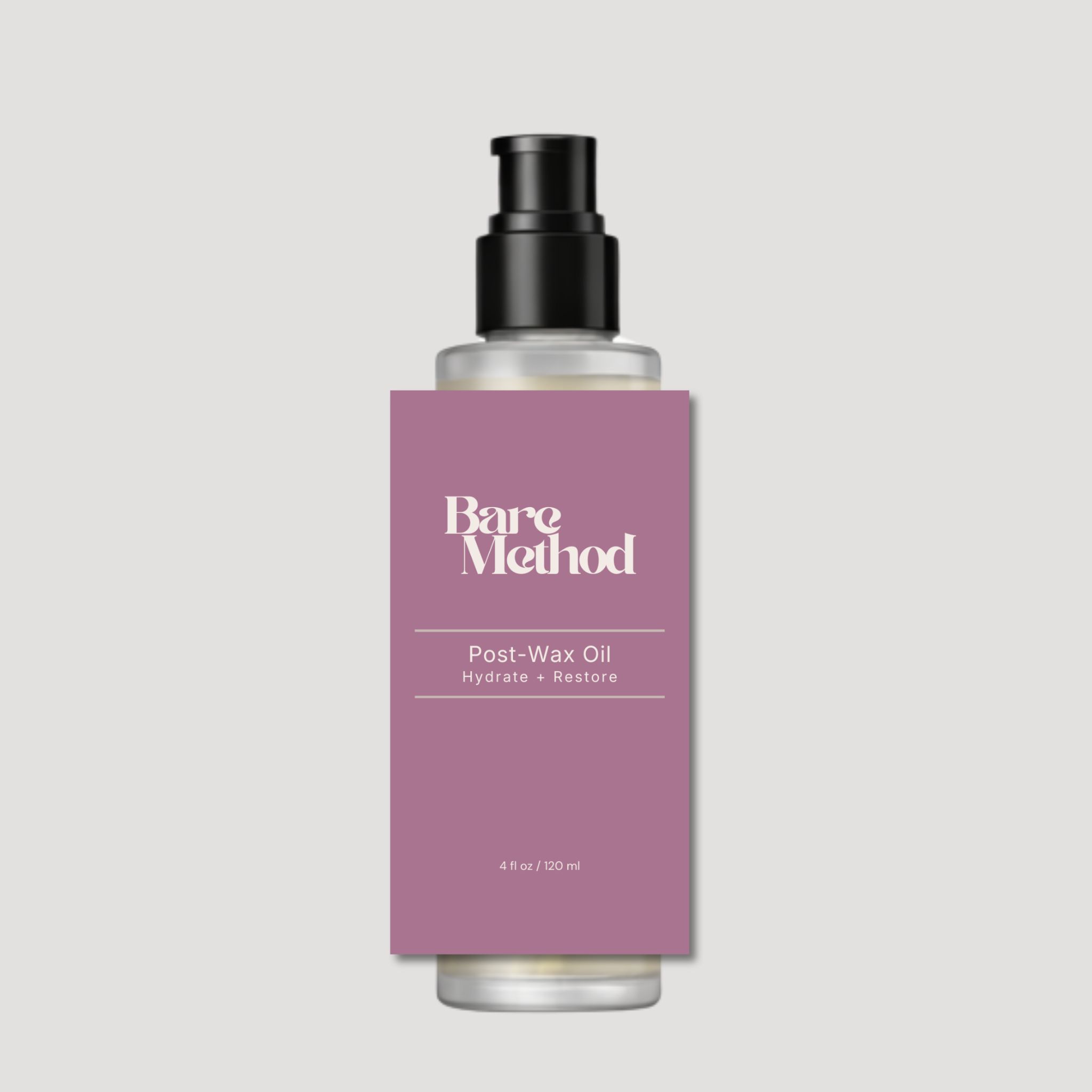 Bare Method 4x2 Bottle Label