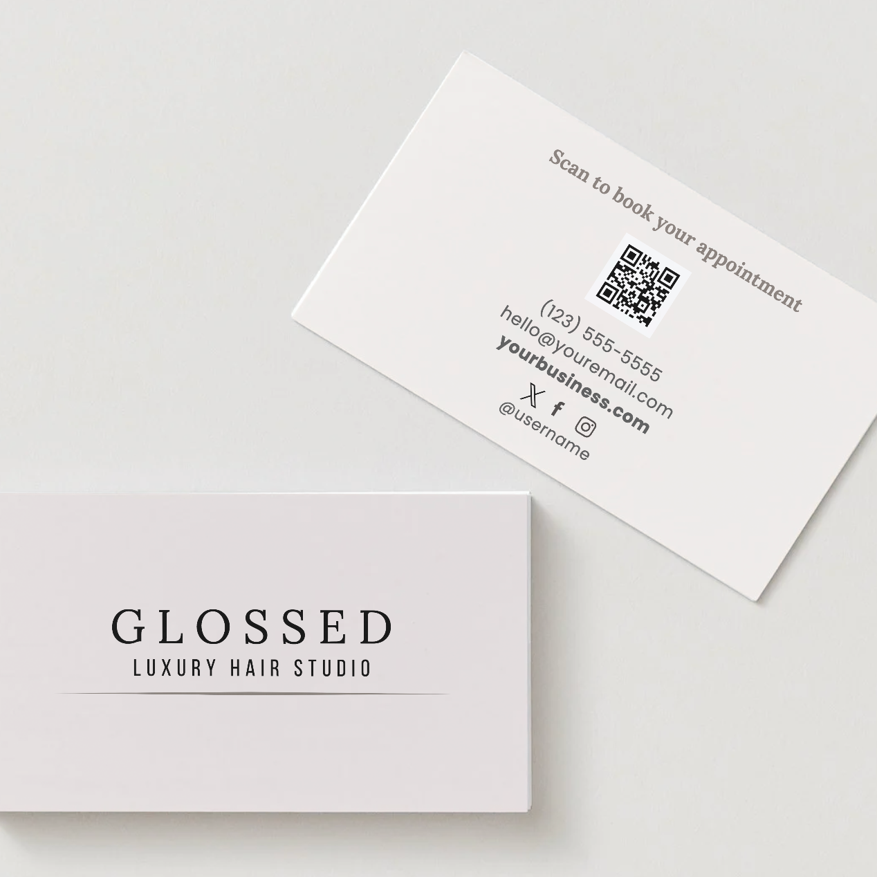 Glossed Signature Business Card