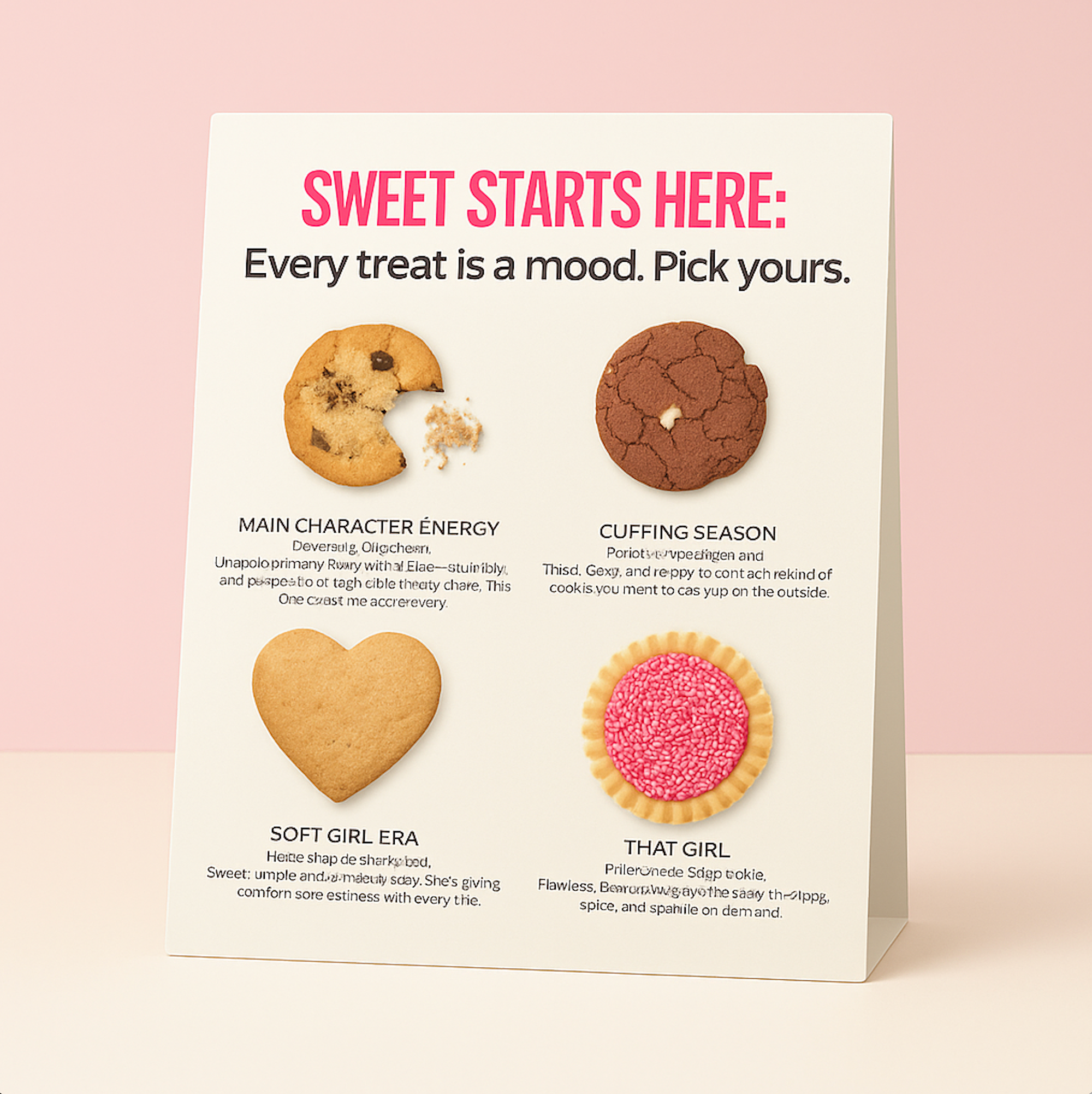 Sugar Bomb Menu Set (6) – Editable Canva Templates