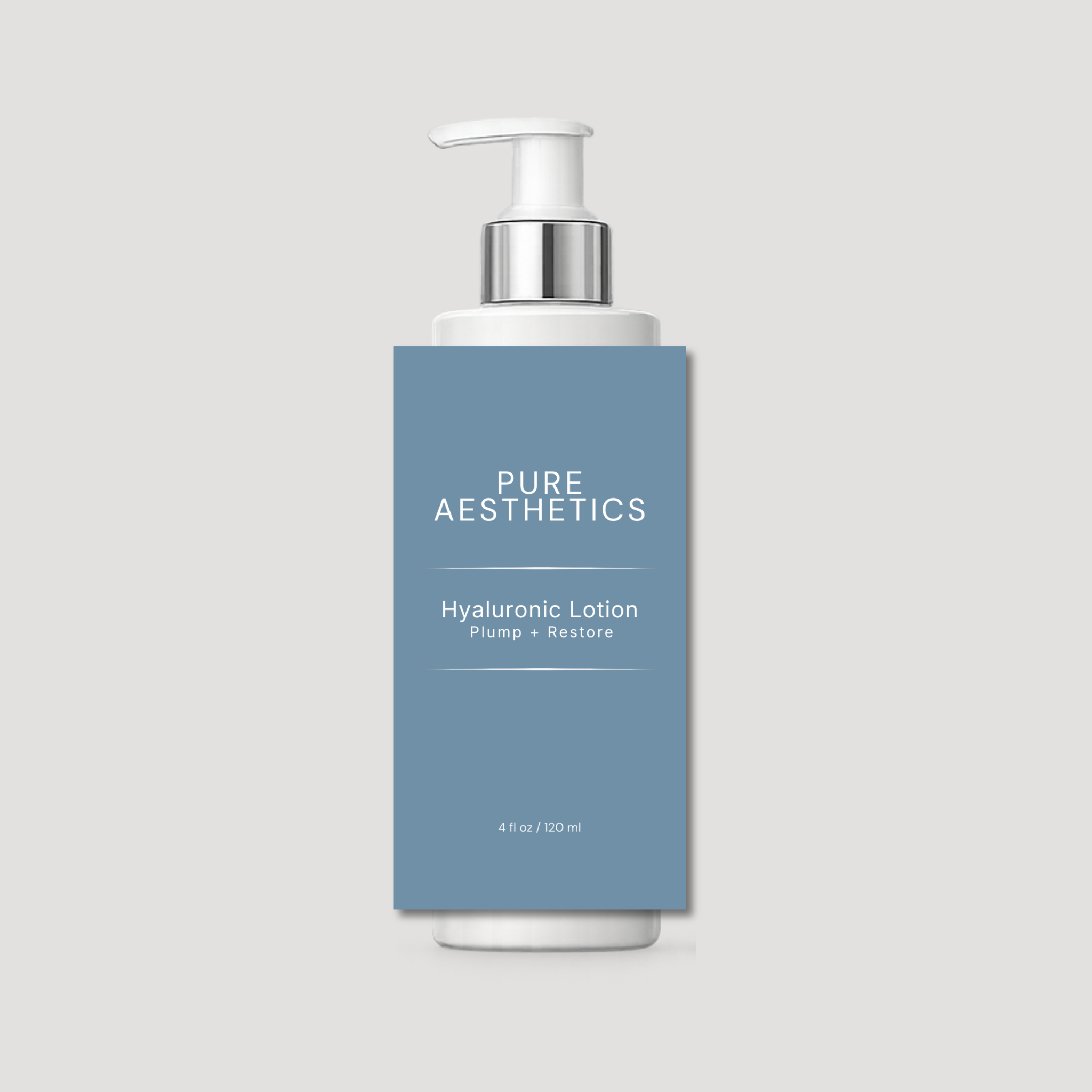 Pure Aesthetics 4x2 Bottle Label Template