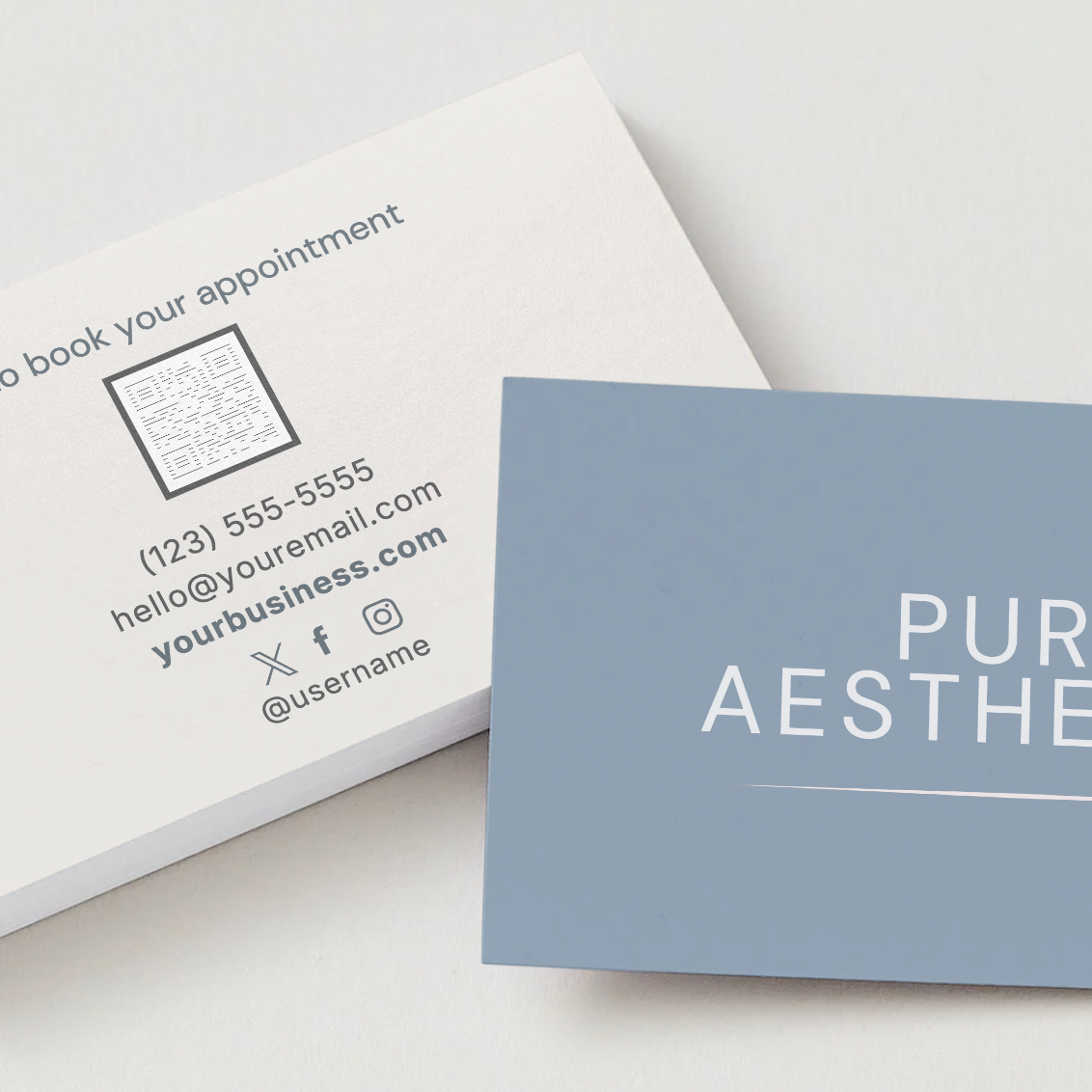 Pure Aesthetics Signature Business Card