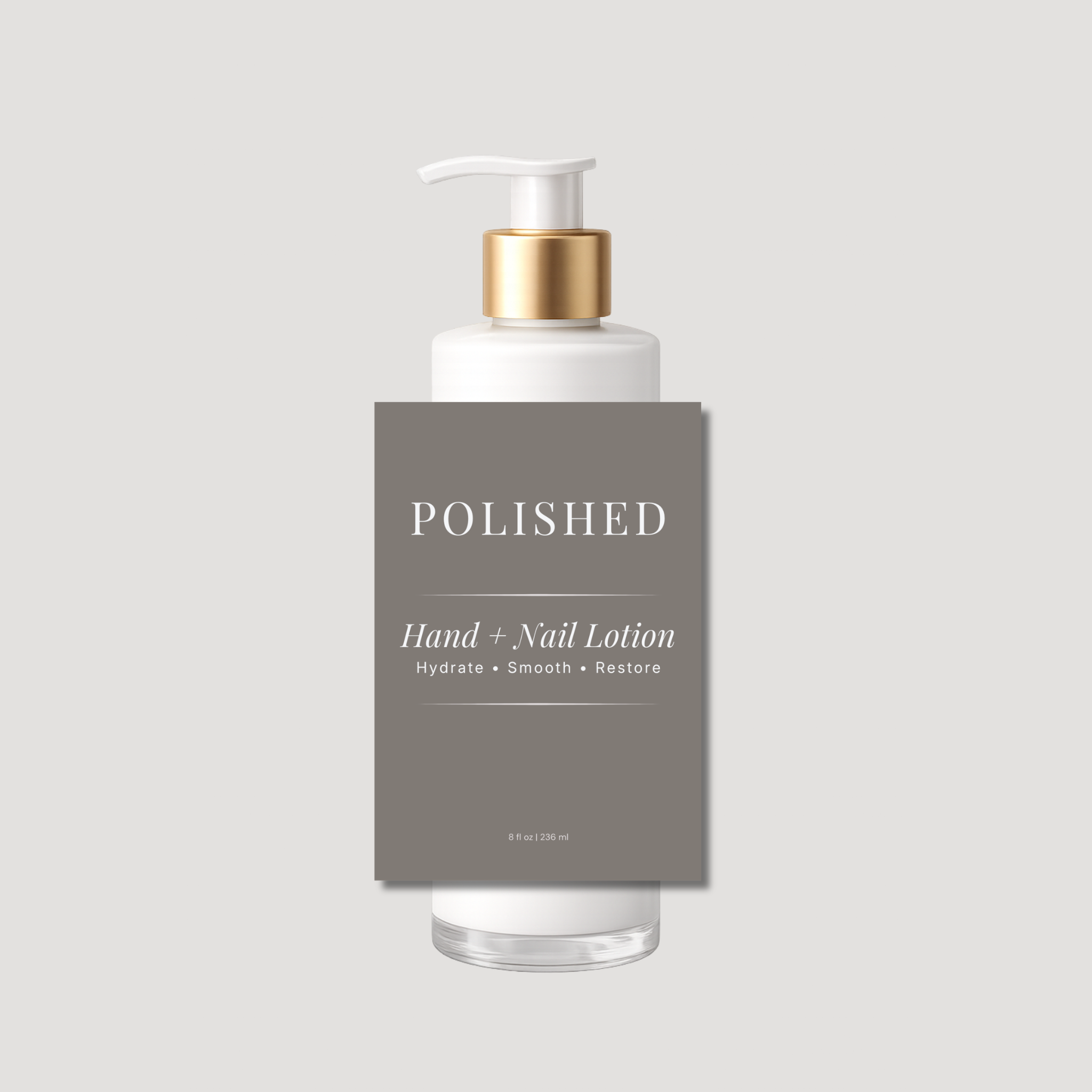 Polished 3x2 Nailcare Label