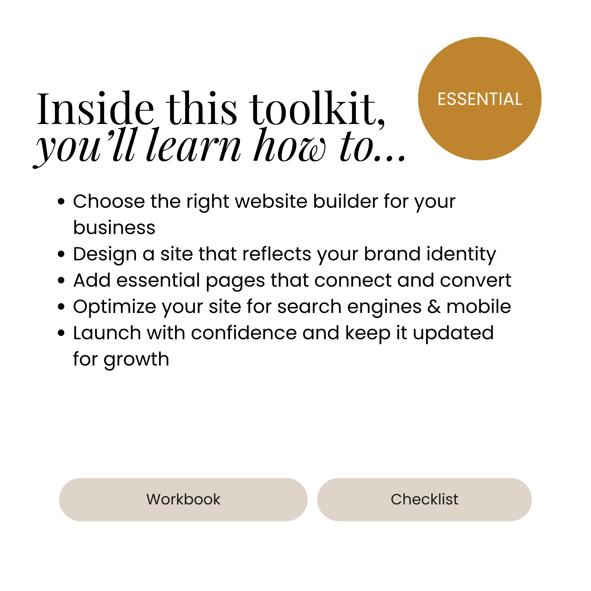 How to Build a Website Toolkit → Launch a site that feels professional without the tech overwhelm