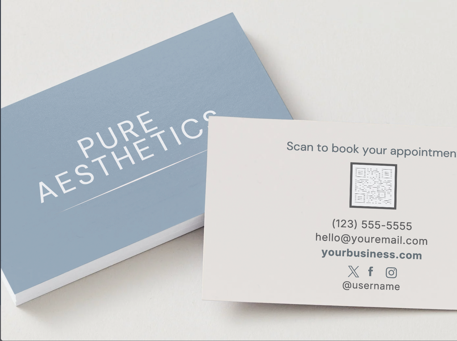 Pure Aesthetics Signature Business Card