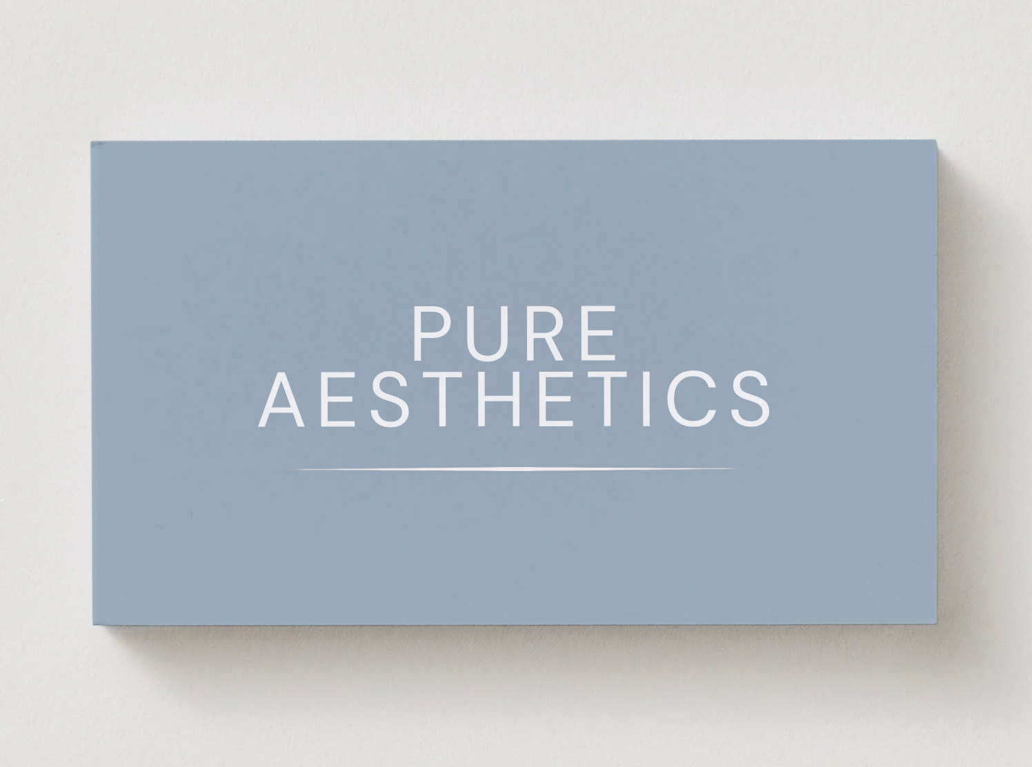 Pure Aesthetics Signature Business Card