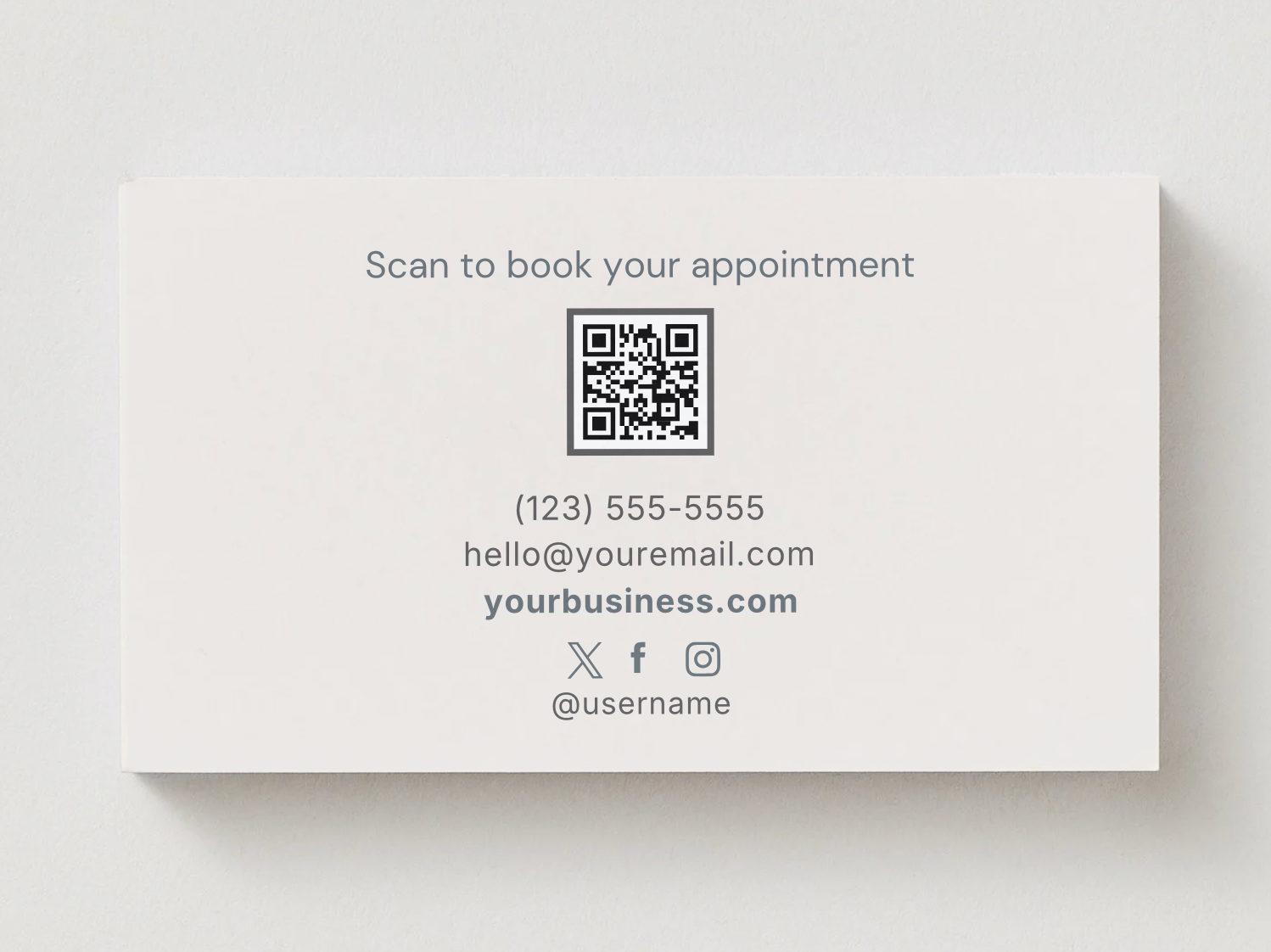 Pure Aesthetics Signature Business Card