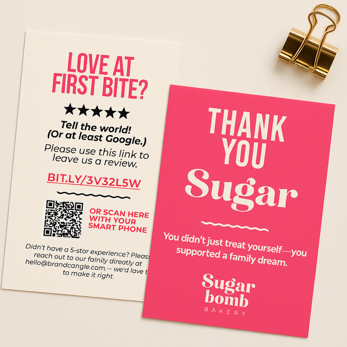 Collect More 5-Star Reviews – Bakery Google Review Cards